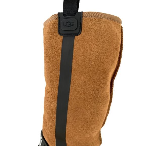 UGG Raincloud Tall Boots Women Size 8 Shearling Lining Waterproof Snow Shoes - Picture 8 of 13